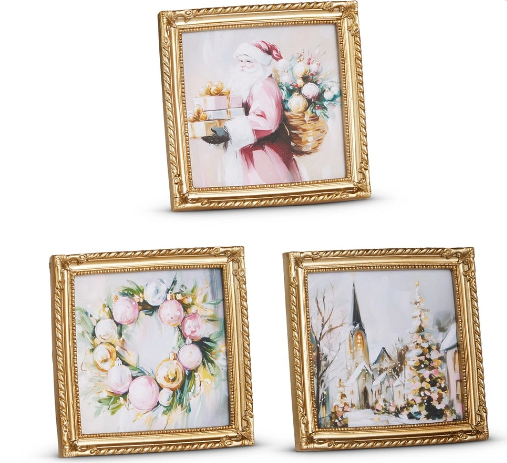 5.5" Twilight Tidings Mini Framed Wall Art