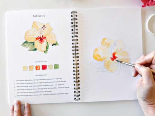 Tropical Watercolor workbook