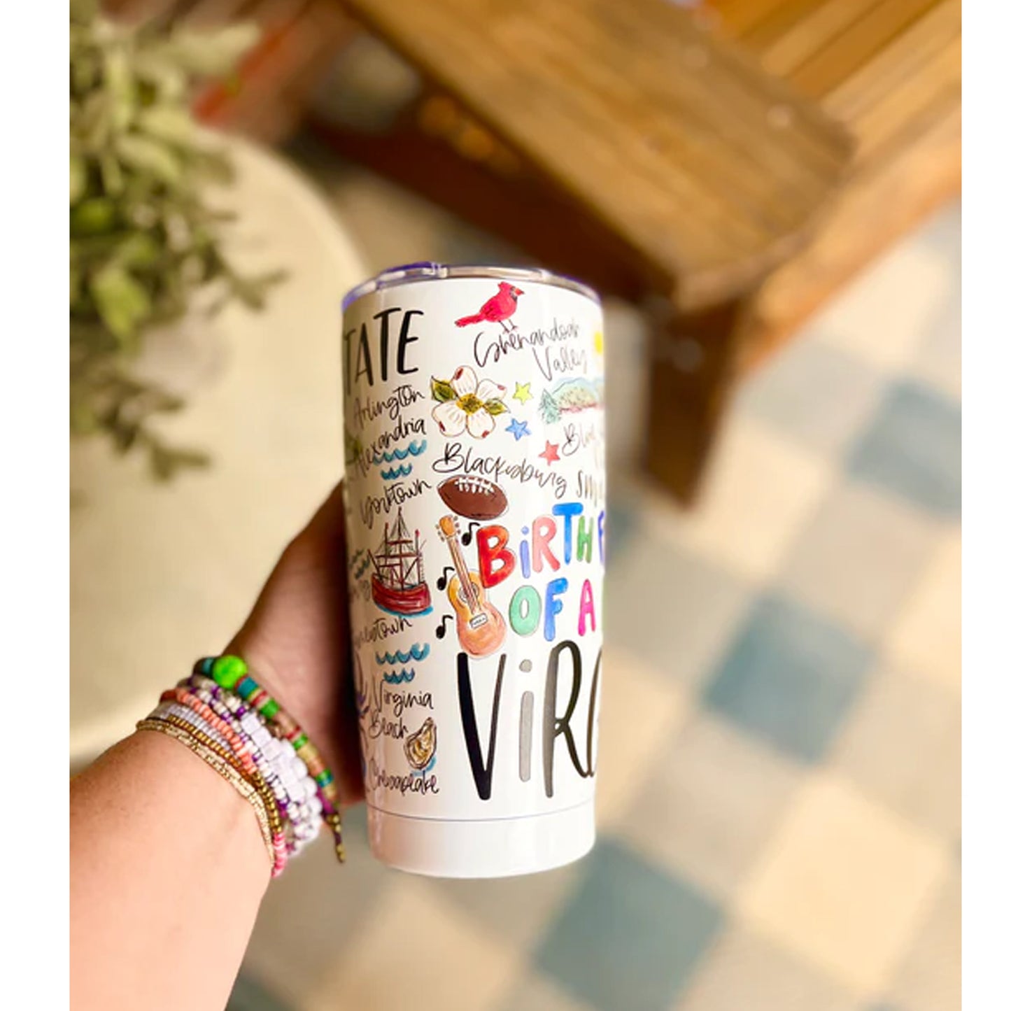 State of Virginia Tumbler, 20 oz