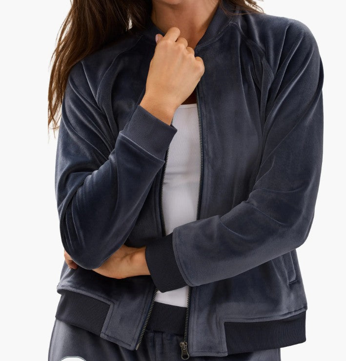 Velvet Bomber Jacket