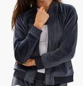 Velvet Bomber Jacket