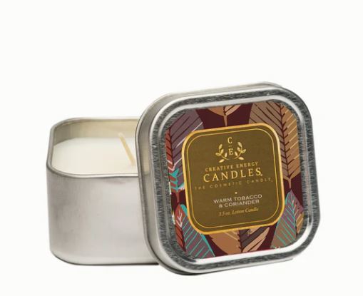 Warm Tobacco & Coriander Soy Lotion Candle