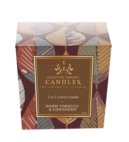 Warm Tobacco & Coriander Soy Lotion Candle