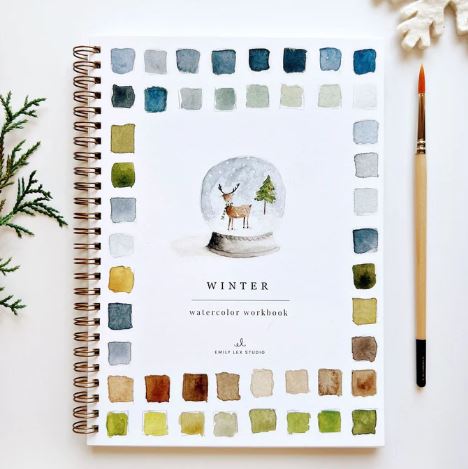 Winter Watercolor Workbook