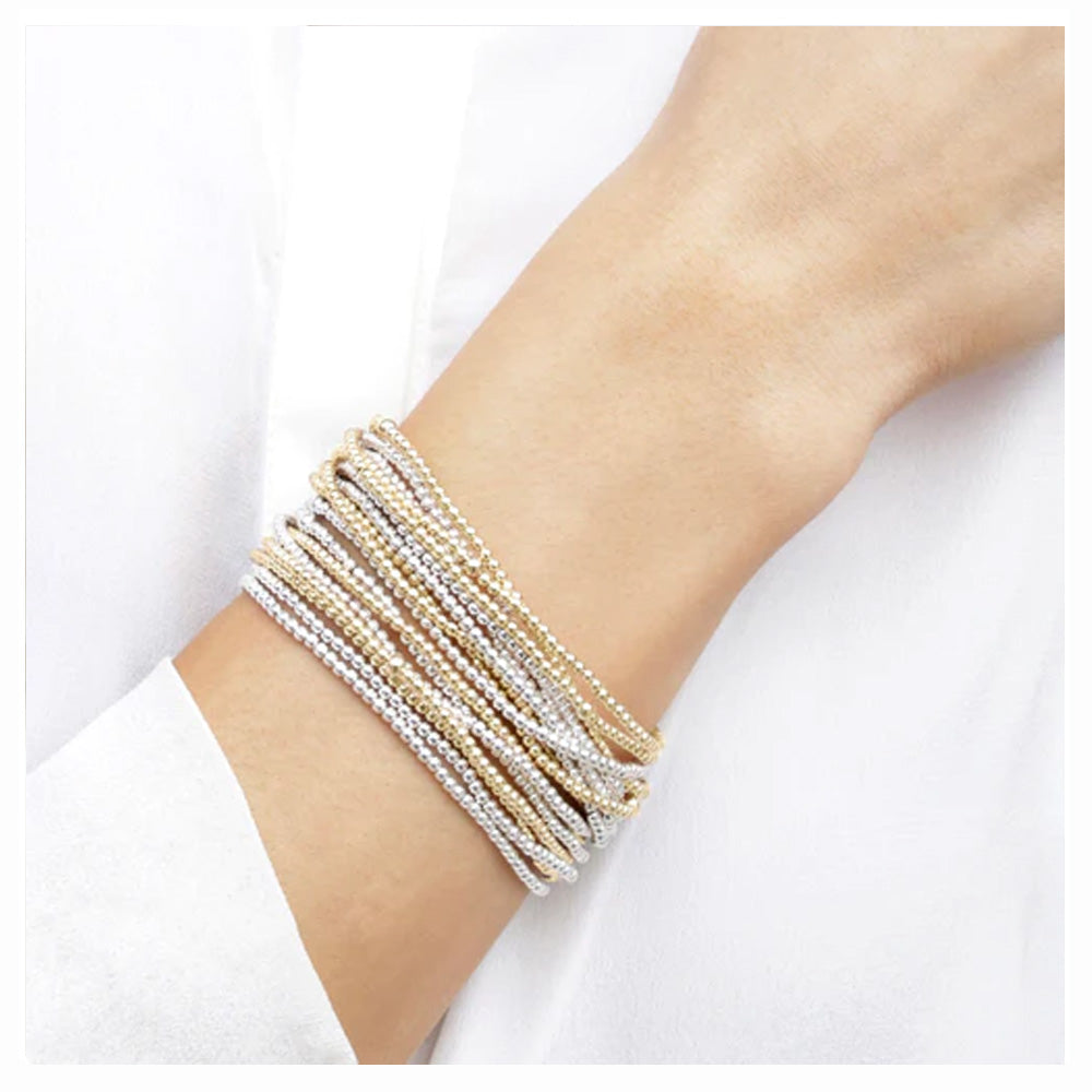 Classic Sterling 2mm Bead Bracelet*