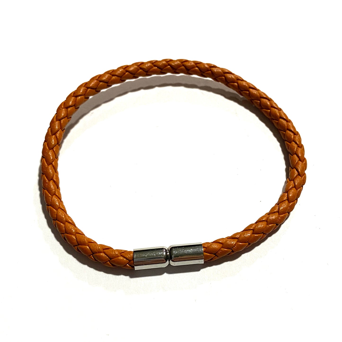 Burnt Orange Braided Bracelet