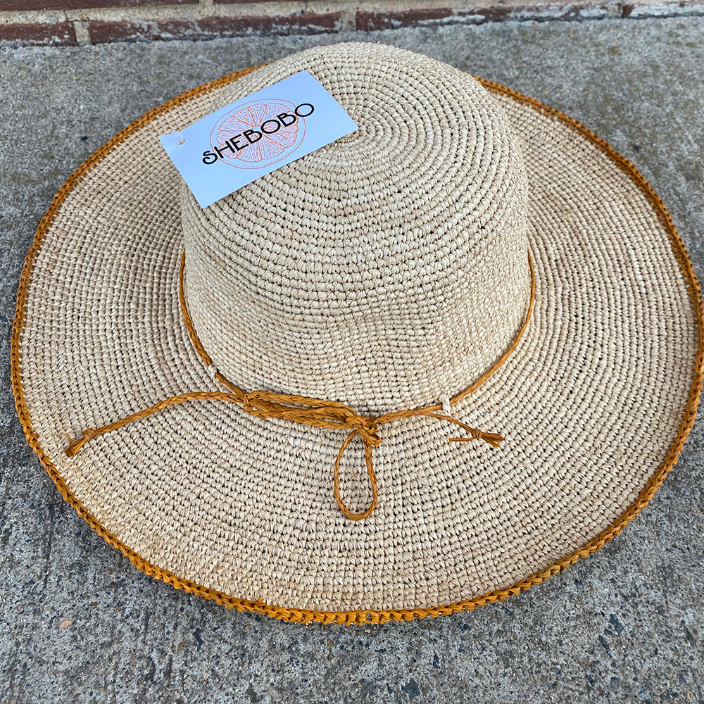 Rachael Crochet Straw Hat