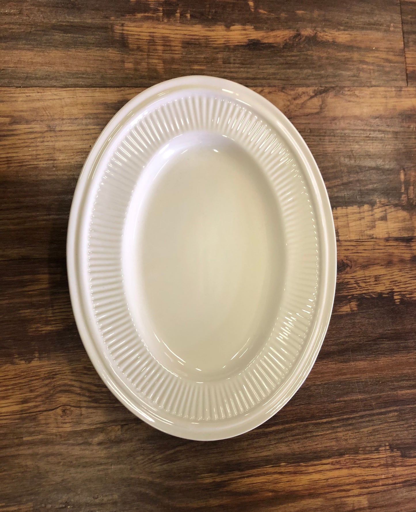 Oval Cream Platter