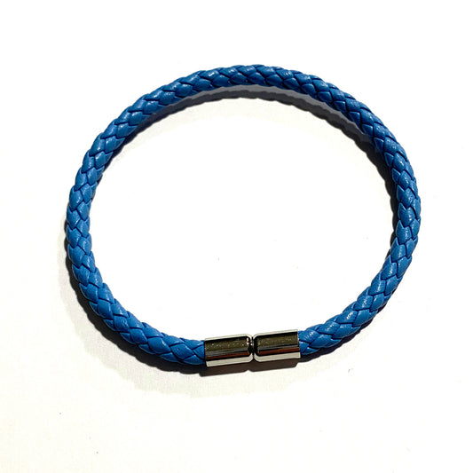 Light Blue Braided Bracelet