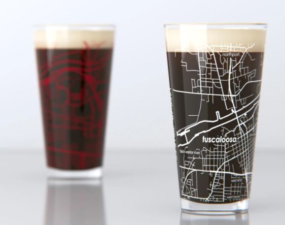 Pair of College Pint Glasses