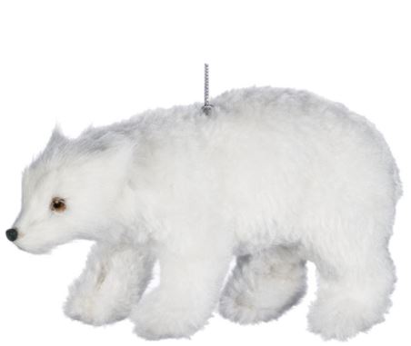 Furry Bear Ornament
