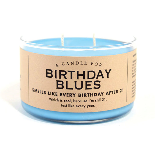 Birthday Blues Candle**