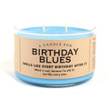 Birthday Blues Candle**