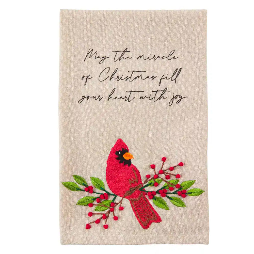 French Knot Holiday Towel