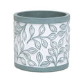 Laurel Leaf Concrete Pot