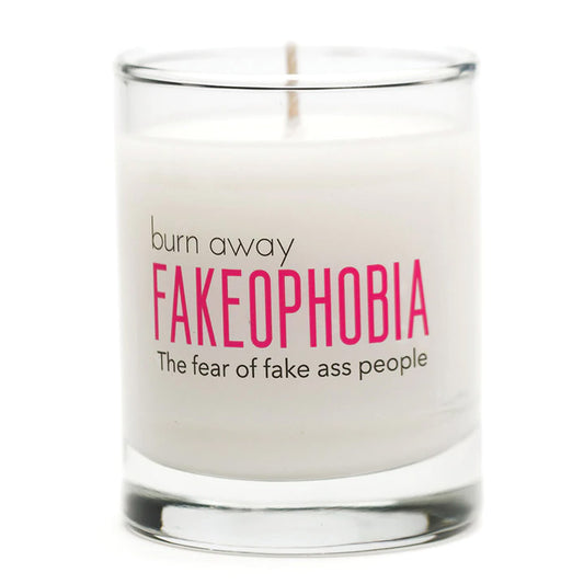 Burn Away Fakeophobia Candle**