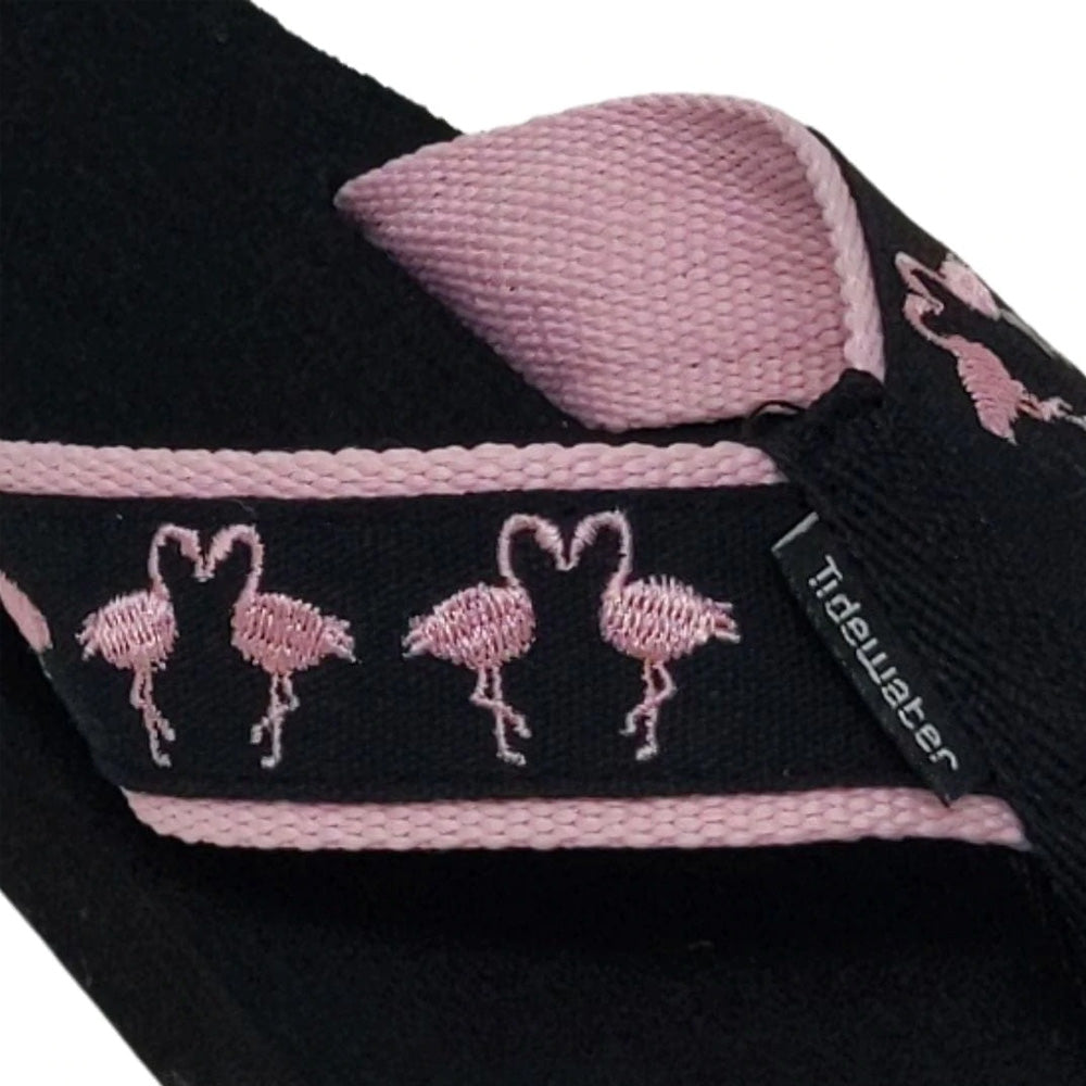 Pink Flamingos Flip Flops