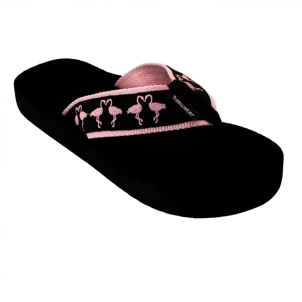 Pink Flamingos Flip Flops