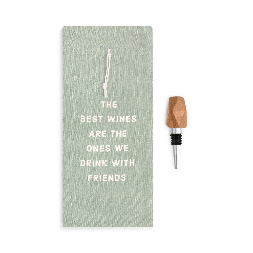 Wine Bottle Bag and Stopper