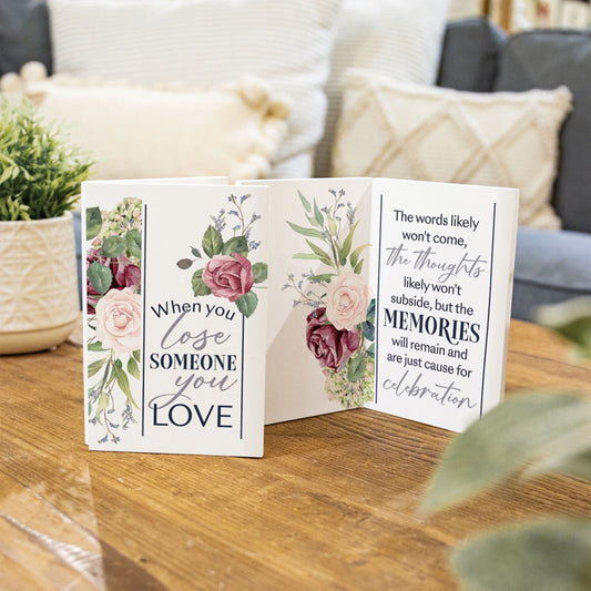 Sympathy Wooden Keepsake Greeting Card