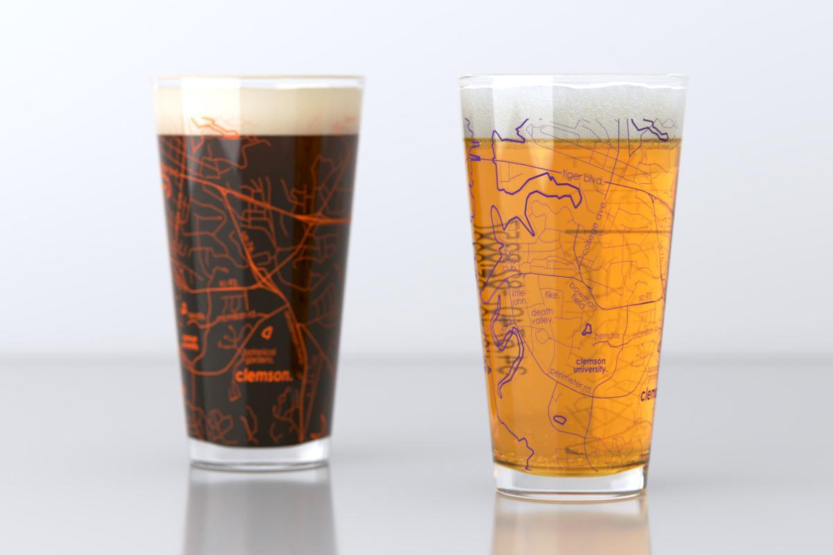 Pair of College Pint Glasses