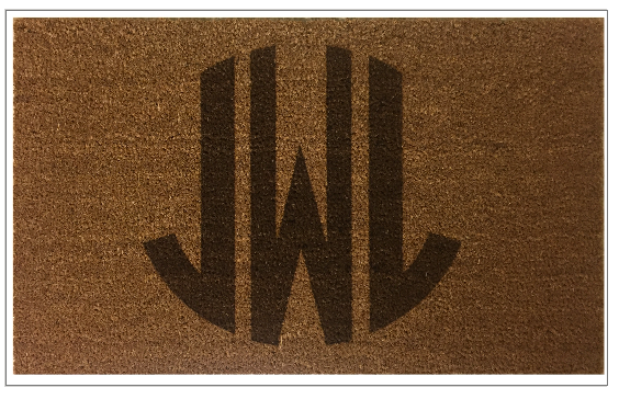 Personalized Faux Coir (Small or Large)