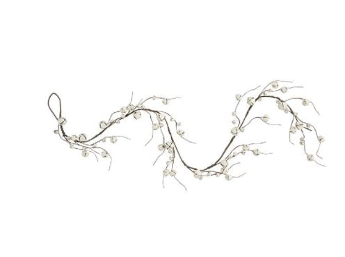 White Jingle Bell Garland