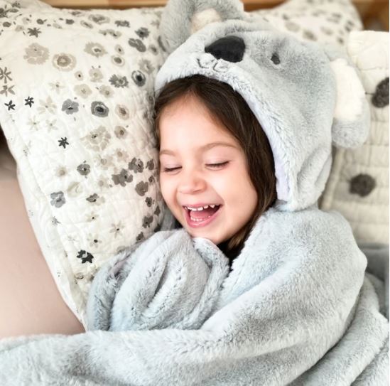 Sydney Koala Plush Hooded Blanket