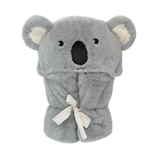 Sydney Koala Plush Hooded Blanket