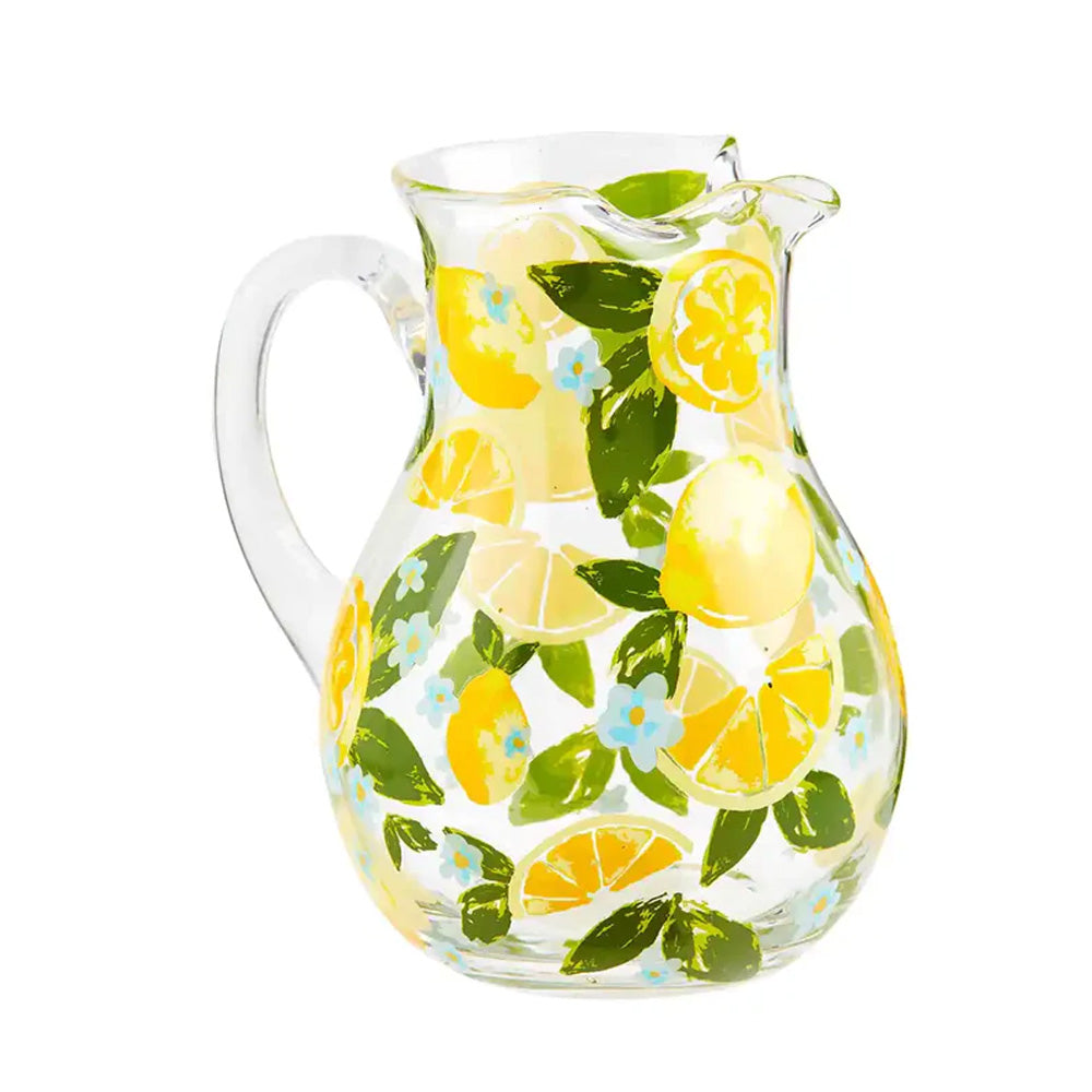 Lemon Glass Pitcher