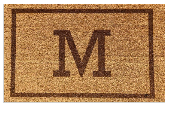Personalized Faux Coir (Small or Large)
