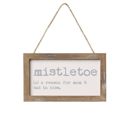 Mistletoe Framed/