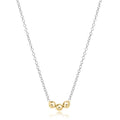 Sterling Mixed Medal- Joy Gold-16” Necklace*