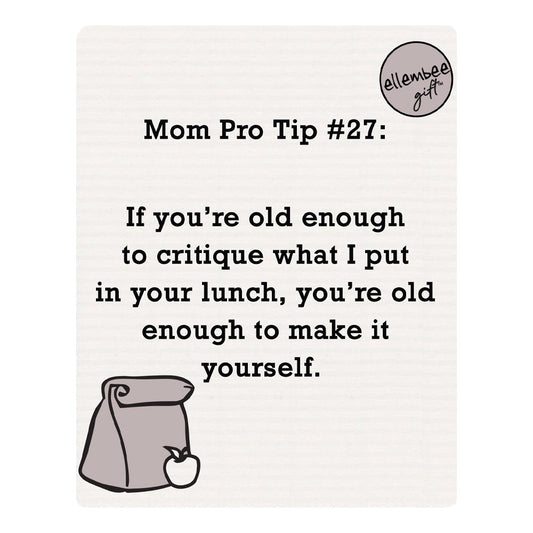 Mom Pro Tip...  Swedish dishcloth