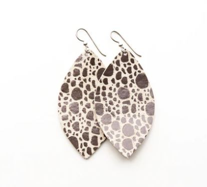 Pebbles Silver Earrings