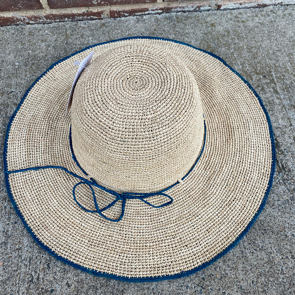 Rachael Crochet Straw Hat