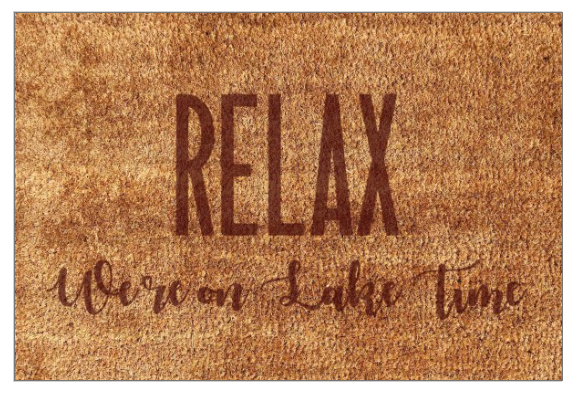 Personalized Faux Coir (Small or Large)