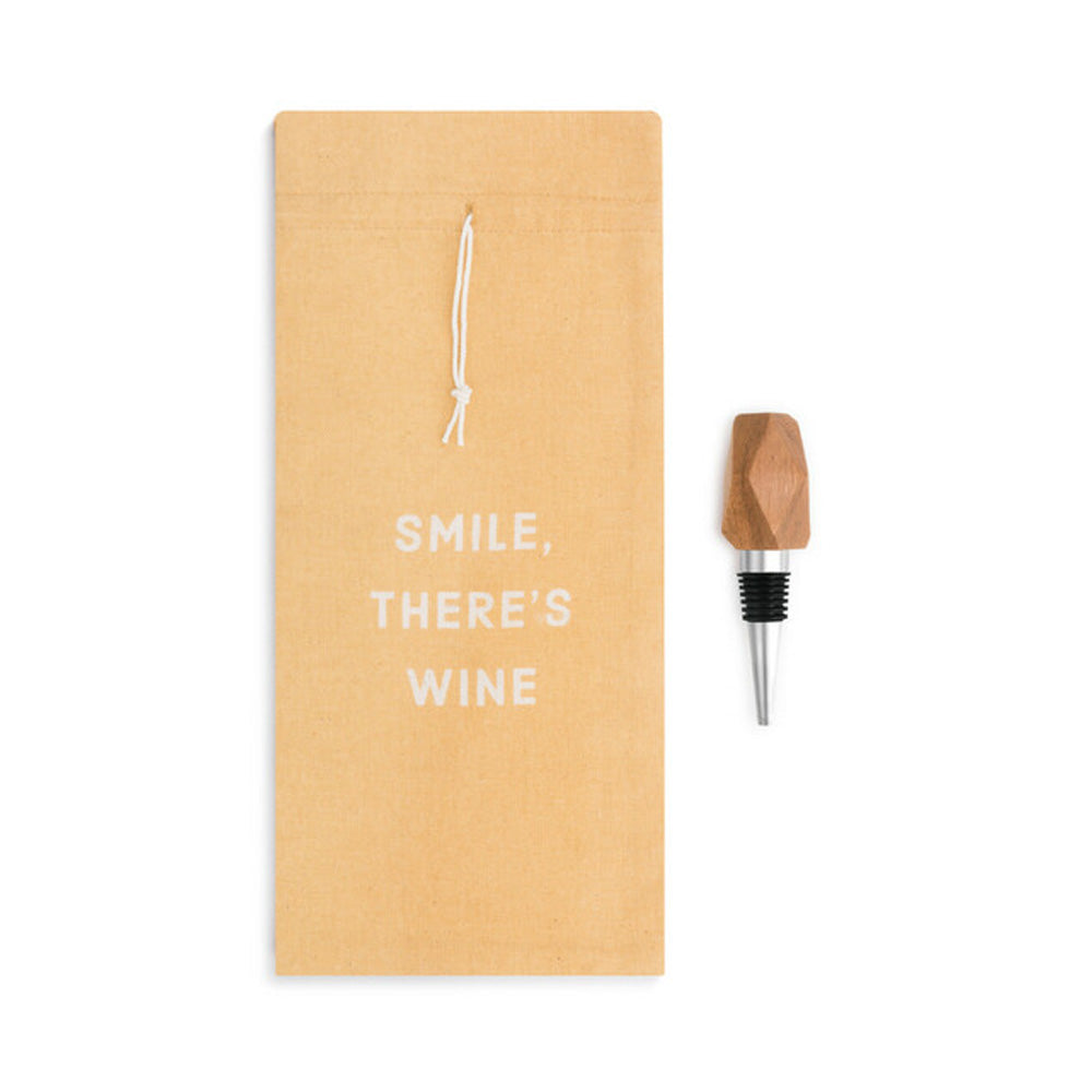 Wine Bottle Bag and Stopper