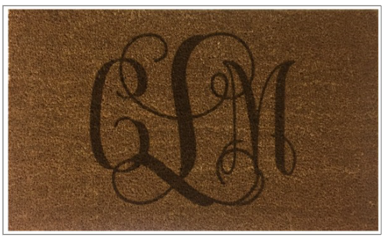 Personalized Faux Coir (Small or Large)