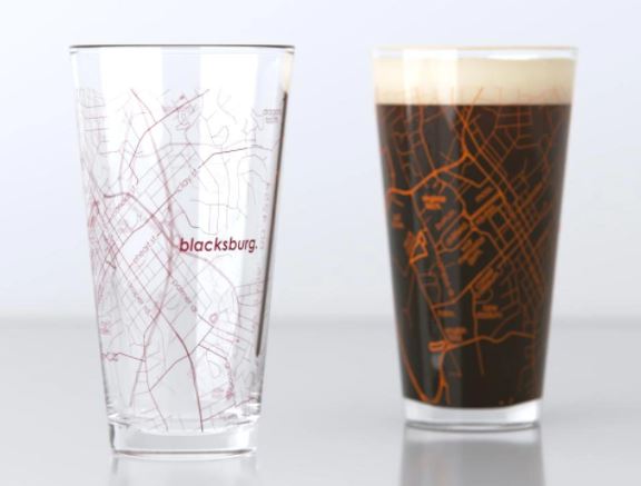 Pair of College Pint Glasses