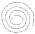 White Beaded Garland